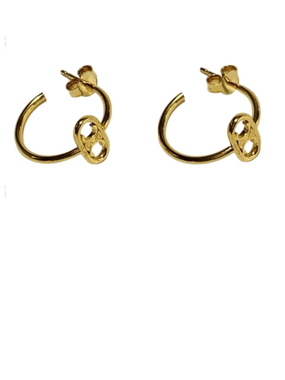 Celine Maillon Triomphe Hoop Earrings